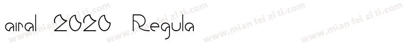 airal 2020 Regula字体转换